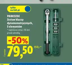 Lidl Zestaw kluczy dynamometrycznych Parkside oferta