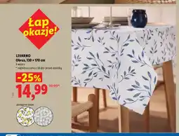 Lidl Obrus Livarno oferta