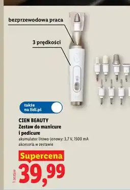 Lidl Zestaw do manicure i pedicure Cien Beauty oferta