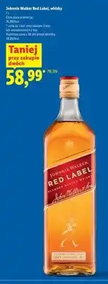 Lidl Whisky Johnnie Walker Red Label oferta