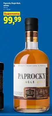 Lidl Whisky Paprocky Single Malt oferta
