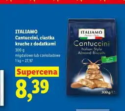 Lidl Ciastka kruche cantuccini czekoladowe ITALIAMO oferta
