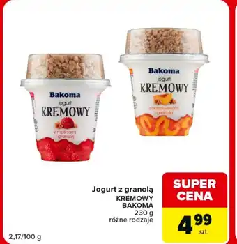 Carrefour Market Jogurt Bakoma oferta