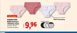 Lidl Majtki dziecięce z bawełną Esmara Kids oferta