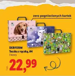 Lidl Teczka z rączką A4 Derform oferta