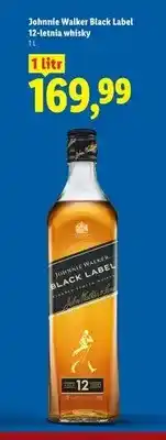 Lidl Whisky Johnnie Walker Black Label 12-letnia oferta