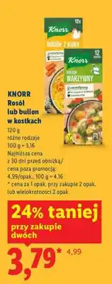 Lidl Bulion w kostkach Knorr oferta
