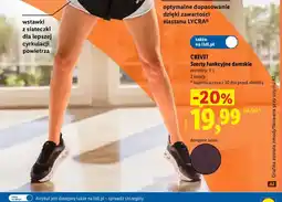 Lidl Szorty funkcyjne damskie CRIVIT oferta