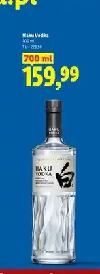 Lidl Wódka Haku Vodka oferta