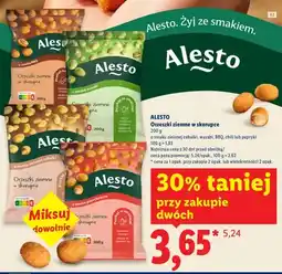 Lidl Orzeszki ziemne w skorupce o smaku papryki Alesto oferta