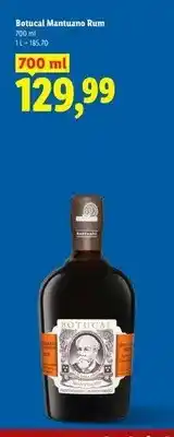 Lidl Rum Botucal Mantuano oferta