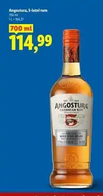 Lidl Rum Angostura 5-letni oferta