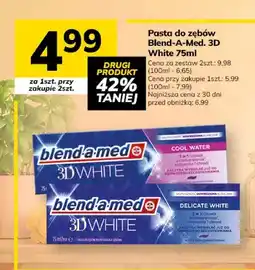 Hitpol Pasta do zębów Blend-A-Med 3D White Cool Water oferta