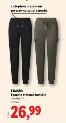 Lidl Spodnie dresowe damskie Esmara oferta