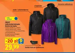 Lidl Lekka kurtka funkcjonalna damska CRIVIT oferta