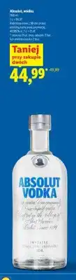 Lidl Wódka Absolut oferta