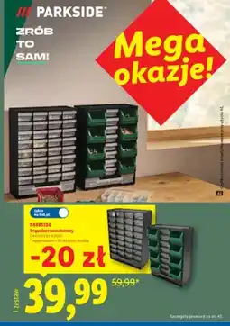 Lidl Organizer warsztatowy Parkside z szufladkami oferta