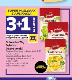 Hitpol Galaretka o smaku malinowym Delecta oferta