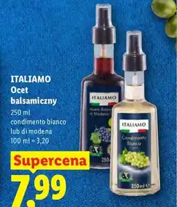 Lidl Ocet balsamiczny ITALIAMO Condimento Bianco oferta