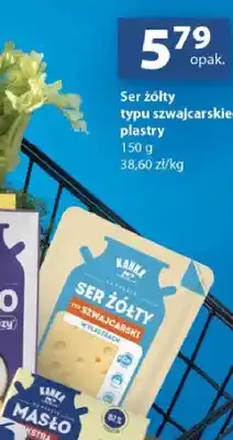 Delikatesy Centrum Ser żółty typu szwajcarskiego plastry Kanka oferta