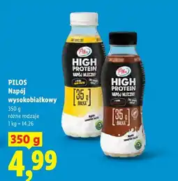 Lidl Napój wysokobiałkowy Pilos czekoladowy oferta
