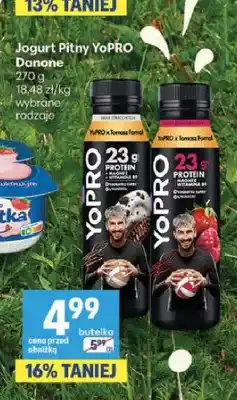 Delikatesy Centrum Jogurt pitny YoPRO Danone o smaku stracciatella oferta