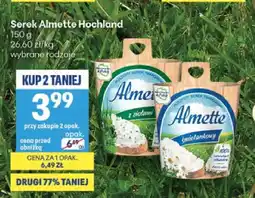 Delikatesy Centrum Serek Almette Hochland z ziołami oferta