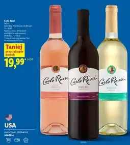 Lidl Wino różowe Carlo Rossi Pink Moscato oferta