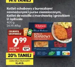 Delikatesy Centrum Kotlet schabowy z buraczkami zasmażanymi i puree ziemniaczanym U Jędrusia oferta