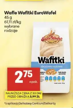 Delikatesy Centrum Wafle zbożowo-ryżowe Wafitki EuroWafel oferta