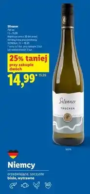 Lidl Wino białe wytrawne Silvaner Trocken oferta