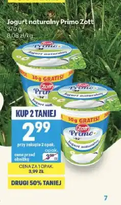 Delikatesy Centrum Jogurt naturalny Primo Zott oferta