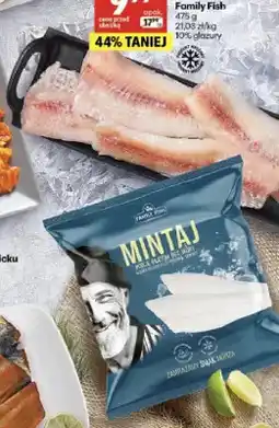 Delikatesy Centrum Mintaj porcje filetów bez skóry Family Fish oferta