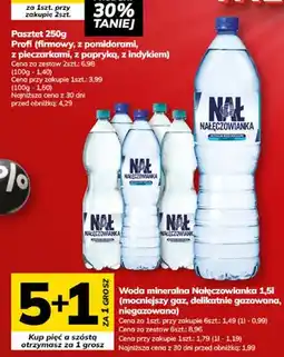 Hitpol Woda mineralna Nałęczowianka mocniejszy gaz oferta