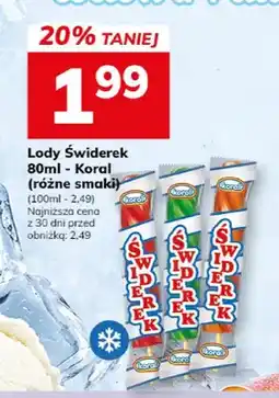 Hitpol Lody Świderek Koral truskawkowy oferta