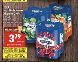 Delikatesy Centrum Piwo bezalkoholowe Okocim Granat z maliną 4-pak oferta