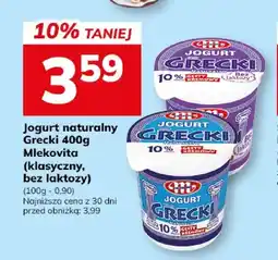 Hitpol Jogurt naturalny Grecki klasyczny Mlekovita oferta