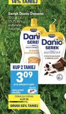 Delikatesy Centrum Serek Danio Danone z kawałkami czekolady oferta
