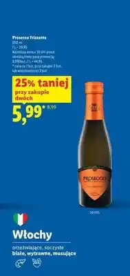 Lidl Wino musujące Prosecco Frizzante Allini oferta