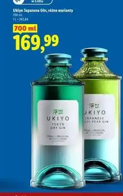 Lidl Gin Ukiyo Japanese Yuzu Gin oferta
