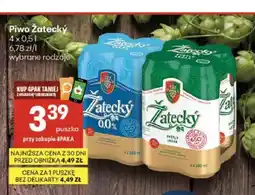 Delikatesy Centrum Piwo Žatecký Světlý Ležák 4-pak oferta