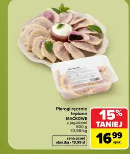 Carrefour Pierogi Maćkowe oferta