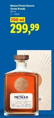 Lidl Brandy Metaxa Private Reserve Orama oferta
