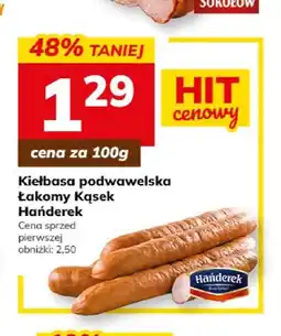 Hitpol Kiełbasa podwawelska Łakomy Kąsek Hańderek oferta