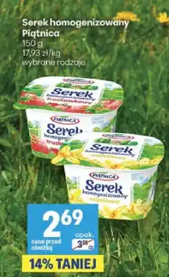 Delikatesy Centrum Serek homogenizowany Piątnica truskawkowy oferta