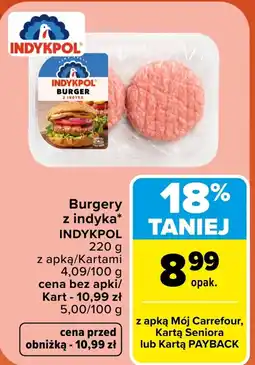 Carrefour Burger z indyka Indykpol oferta