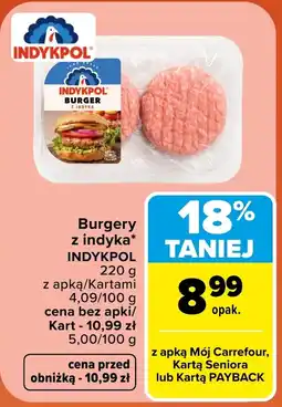 Carrefour Market Burger z indyka Indykpol oferta