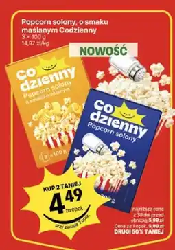 Delikatesy Centrum Popcorn o smaku maślanym Codzienny 3-pak oferta