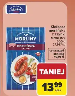 Carrefour Kiełbasa Morliny oferta