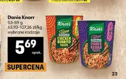 Delikatesy Centrum Danie Knorr Fusion Noodles Chicken Burrito Taste oferta